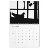 Calendrier Colombes et pigeons (Mar 2026)