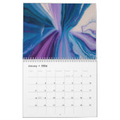 Calendrier Color Dance 2026 Abstract Art Calendar (Jan 2026)