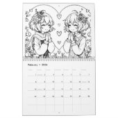Calendrier Color Me | LGBTQIA+ Coloring Pages (Feb 2026)
