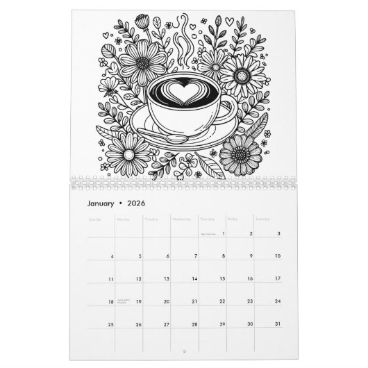 Calendrier Color Me | Plants, Flowers and Gardening (Jan 2026)