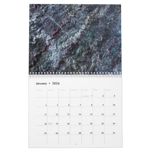 Calendrier coloré (Jan 2026)