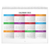 Calendrier coloré 2023 (Protection)