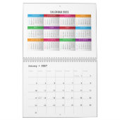 Calendrier coloré 2023 (Jan 2027)