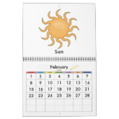 Calendrier coloré des enfants du sud-ouest (Feb 2026)