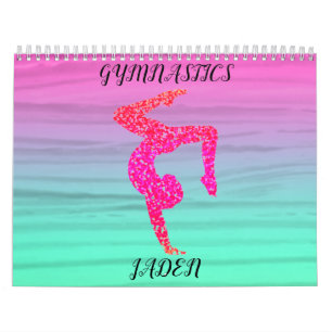 CALENDRIER COLORÉ GYMNASTIQUE PERSONNALISÉ 2022.