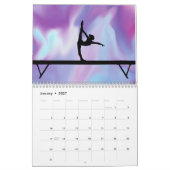 CALENDRIER COLORÉ GYMNASTIQUE pour 2022. (Jan 2027)