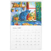 Calendrier Colorful Cats – Modern Art Calendar 2026 (Jan 2027)