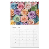 Calendrier Colorful floral patterns (Feb 2027)