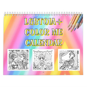 Calendrier Colorie Moi Pages de coloriage LGBTQIA+