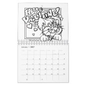 Calendrier Coloriez avec Meow (Jan 2027)