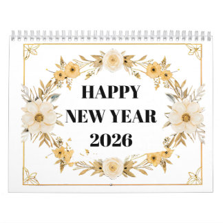 Calendrier Coloring Flowers Book Calendar 2026