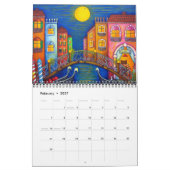 Calendrier Colourful Travels 2-Page Calendar by Lisa Lorenz (Feb 2027)