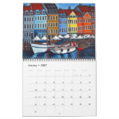 Calendrier Colourful Travels 2-Page Calendar by Lisa Lorenz (Jan 2027)