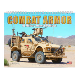 Calendrier COMBAT ARMOR - Véhicules blindés militaires améric