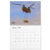 Calendrier COMBAT CHINOOK - CH-47 Chinook (Feb 2026)
