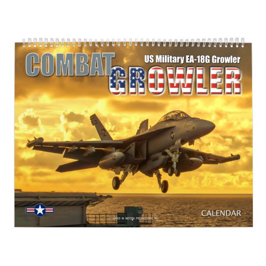 Calendrier COMBAT GROWLER - EA-18G Growler (Protection)
