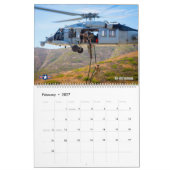 Calendrier COMBAT HAWK - Hélicoptère militaire américain H-60 (Feb 2027)