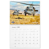 Calendrier COMBAT HAWK - Hélicoptère militaire américain H-60 (Jan 2027)