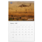 Calendrier COMBAT HAWK - Hélicoptère militaire américain H-60 (Feb 2027)
