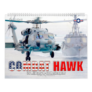 Calendrier COMBAT HAWK - Hélicoptère militaire américain H-60