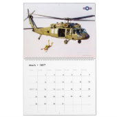 Calendrier COMBAT HAWK - Hélicoptère militaire américain H-60 (Mar 2027)