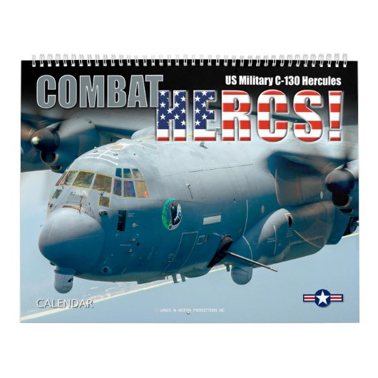 Calendrier COMBAT HERCS! - US Military C-130 Hercules (Protection)