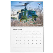 Calendrier COMBAT HUEY - hélicoptère UH-1 (Feb 2026)