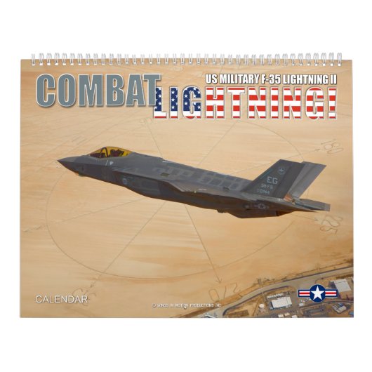 Calendrier COMBAT LIGHTNING ! - F-35 Lightning II de l'armée (Protection)