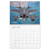 Calendrier COMBATÉCLAIR ! - F-35 Lightning II de l'armée amér (Jan 2027)