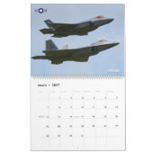 Calendrier COMBATTRE DE LA STEALTH - Raptor F-22A (Mar 2027)