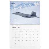 Calendrier COMBATTRE DE LA STEALTH - Raptor F-22A (Feb 2027)
