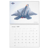 Calendrier COMBATTRE DE LA STEALTH - Raptor F-22A (Jan 2027)