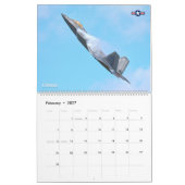 Calendrier COMBATTRE DE LA STEALTH - Raptor F-22A (Feb 2027)
