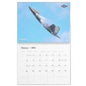 Calendrier COMBATTRE DE LA STEALTH - Raptor F-22A (Feb 2026)