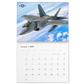 Calendrier COMBATTRE DE LA STEALTH - Raptor F-22A (Jan 2027)