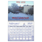 Calendrier commémoratif 1952-2012 (Feb 2027)
