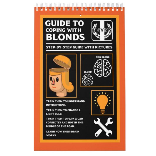 Calendrier Comment Comprendre Les Blondes (Protection)