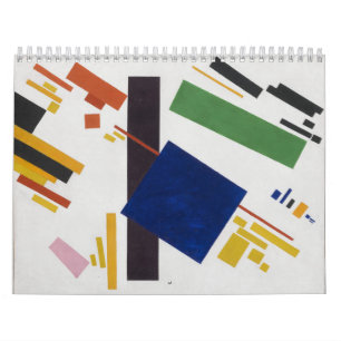 Calendrier Composition en Suprematist par Kazimir Malevich