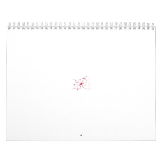 Calendrier Conception abstraite de plusieurs formes de fleurs (Protection)