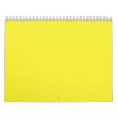 Calendrier Conception avec un Arrière - plan jaune et une bor (Protection)