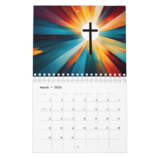 Calendrier Conception chrétienne (Mar 2026)