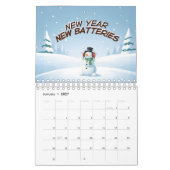 Calendrier Conception de dessin animé Quirky Deaf Awareness (Jan 2027)
