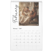 Calendrier Conception de photo de design moderne simple (Feb 2027)