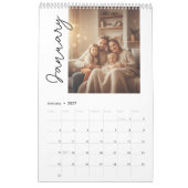 Calendrier Conception de photo de design moderne simple (Jan 2027)