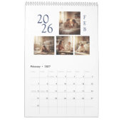Calendrier Conception de photo simple moderne (Feb 2027)