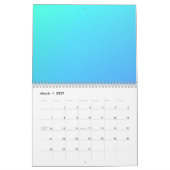 Calendrier Conception de spectre géométrique coloré (Mar 2027)