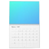 Calendrier Conception de spectre géométrique coloré (Feb 2027)