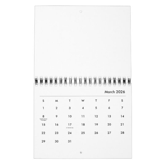 Calendrier Conception du tigre (Mar 2026)