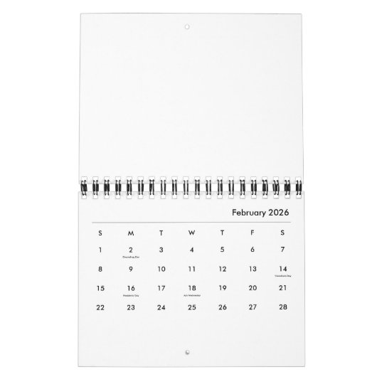 Calendrier Conception du tigre (Feb 2026)