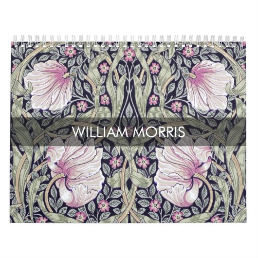 Calendrier Conception florale de William Morris (Protection)